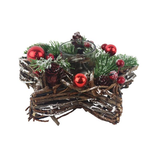 Svícen hvězda na jednu svíčku P2299 - 20 cm