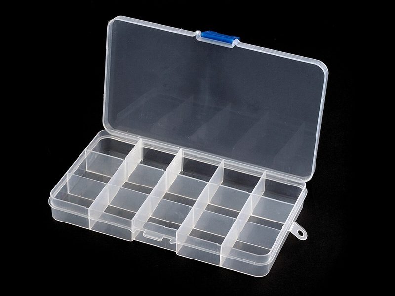 Plastový zásobník 22x100x170mm na korálky