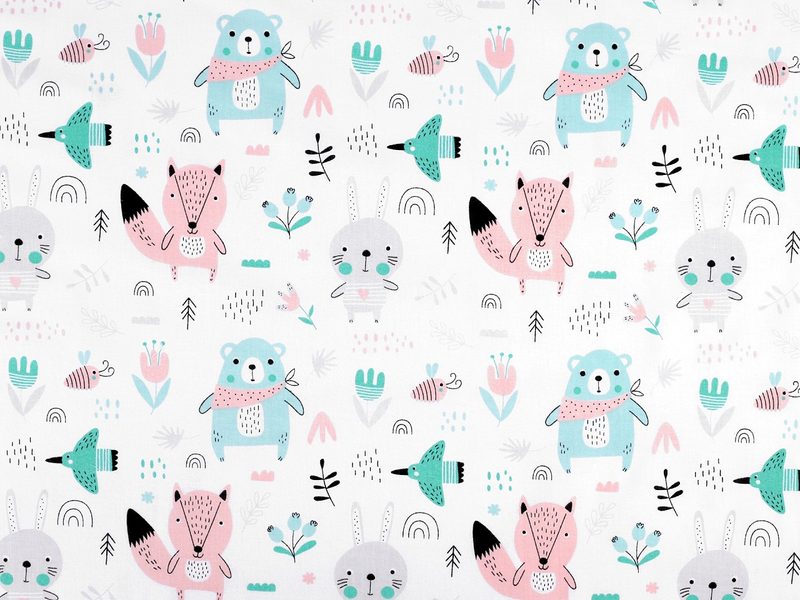 METRÁŽ Bavlněná látka s dětskými motivy