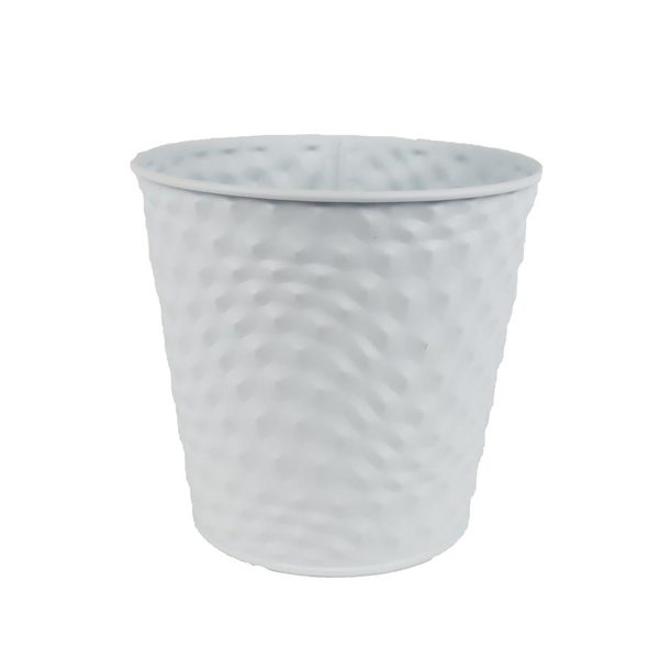 Květináč plechový K2998/3 - dia 15.5 × 14.6 cm