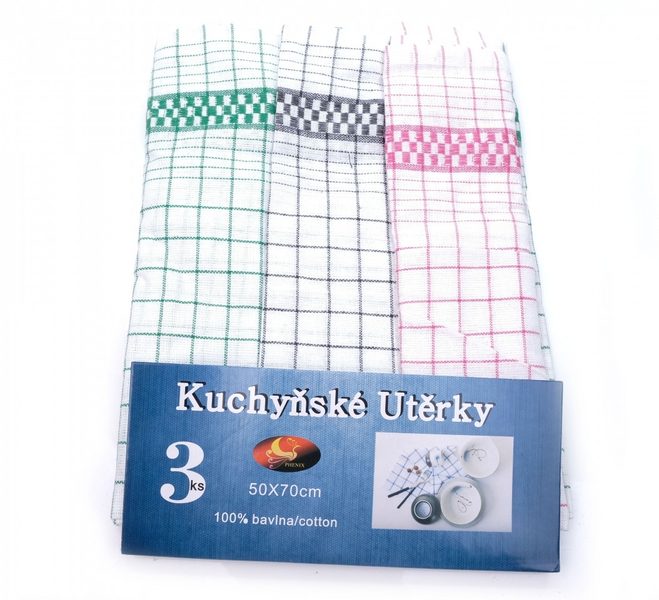 Kuchyňská utěrky 50x70cm balení 3 kusy