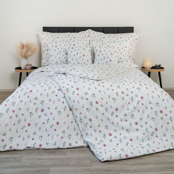 Klasické krepové povlečení 140x200, 70x90cm Letní louka