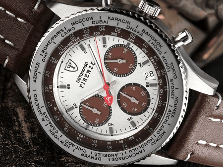 Detomaso Firenze Brown-Silver