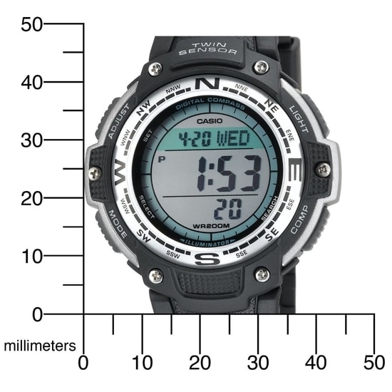 Casio Pro Trek Chronograph - SGW-100-1VEF - TimeStore.cz