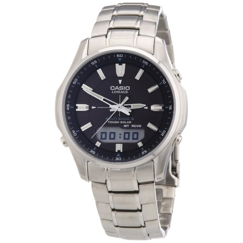 casio titanium radio controlled watch