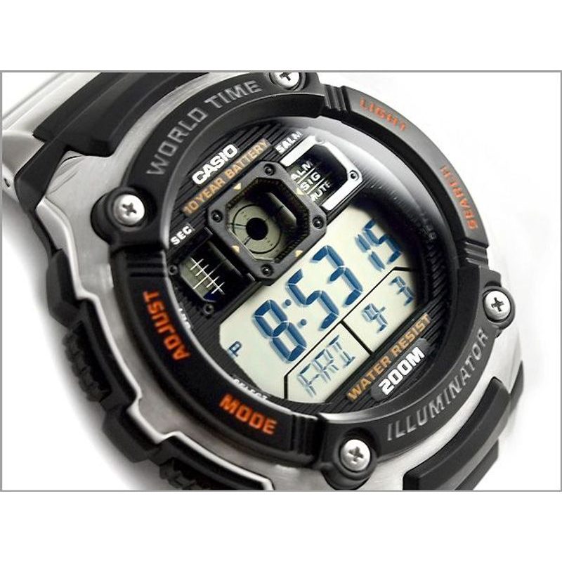 casio world time countdown timer