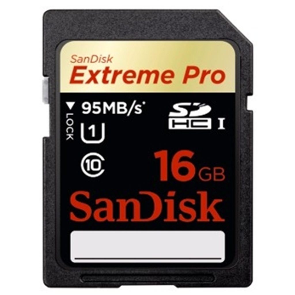 SanDisk Extreme Pro SDHC 16GB - 95MB/s - FotoFast - Vaše nejlepší volba