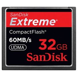 SanDisk Extreme CompactFlash Card 60MB/s 32GB