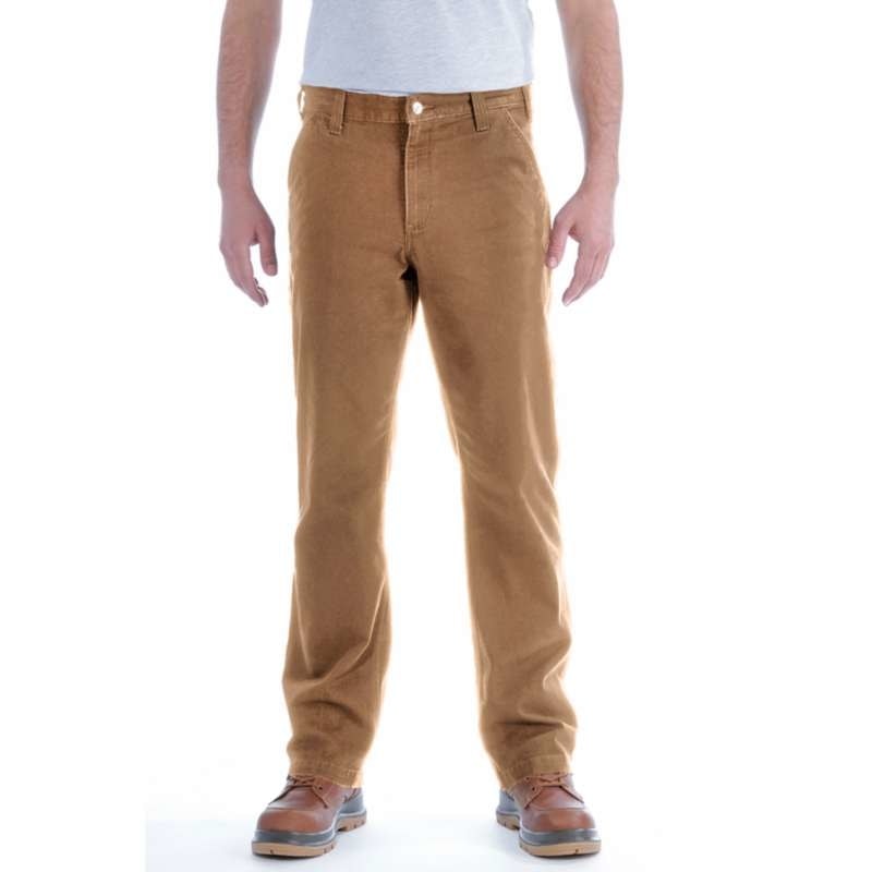 Kalhoty Carhartt - 103339211 STRAIGHT FIT STRETCH DUCK DUNGAREE - Carhartt  - Pracovní kalhoty - Pánské oblečení