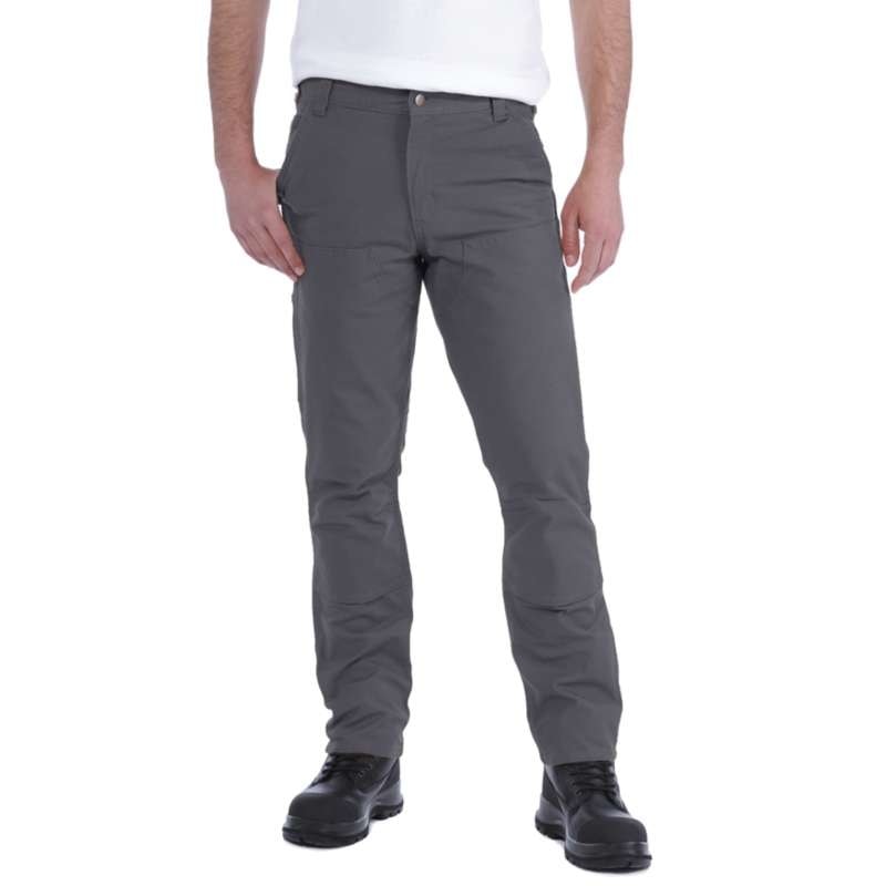 Kalhoty Carhartt - 103340039 STRAIGHT FIT STRETCH DUCK DOUBLE FRONT -  Carhartt - Pracovní kalhoty - Pánské oblečení