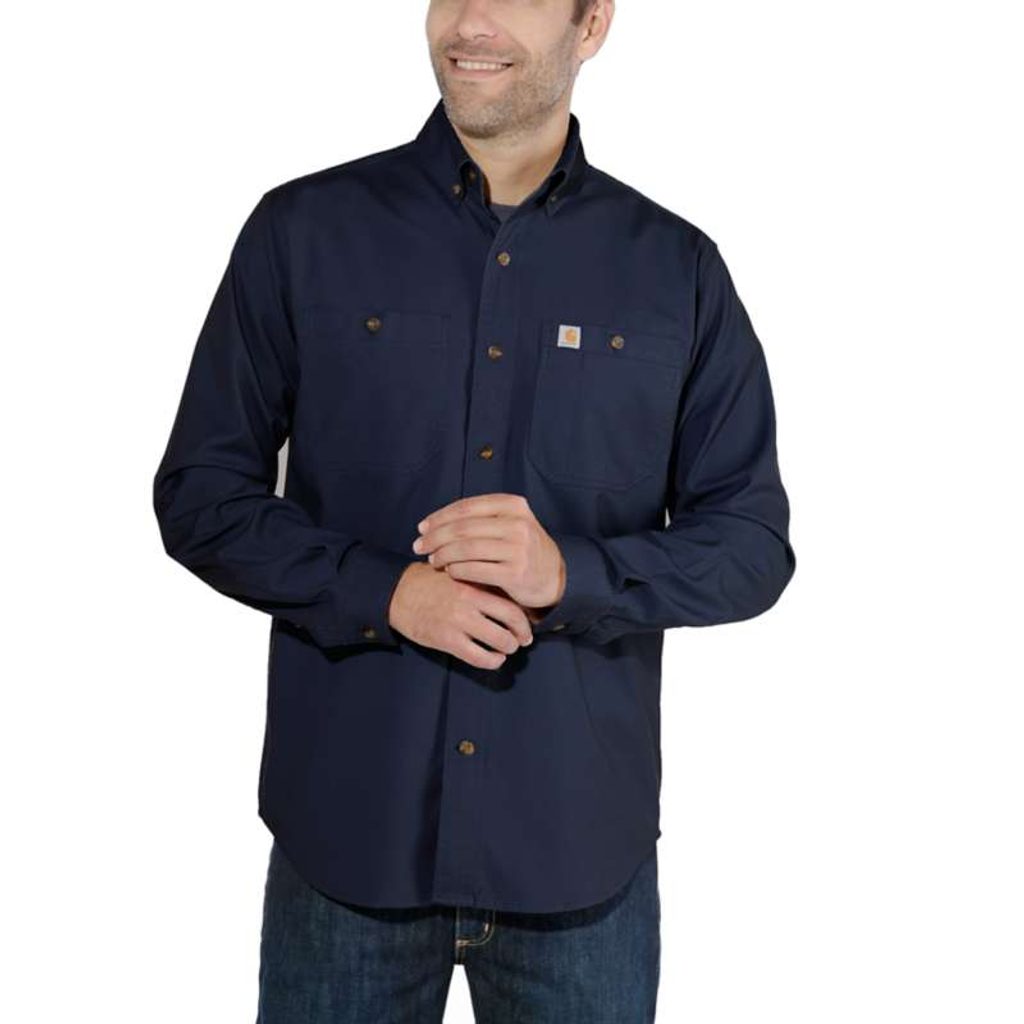 Košile carhartt -103554 412 Rugged Flex Rigby Long Sleeve Work Shirt -  Carhartt - Košile - Pánské oblečení