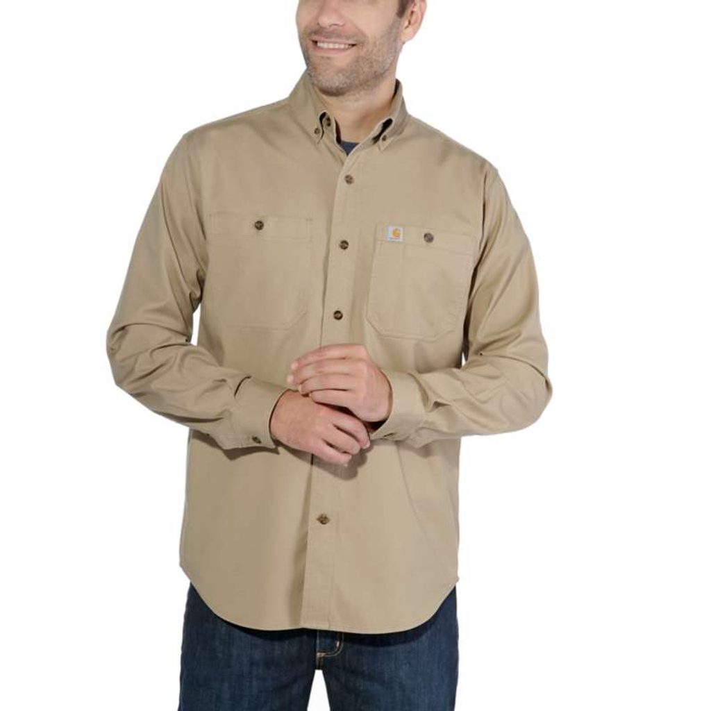 Košile carhartt -103554 253 Rugged Flex Rigby Long Sleeve Work Shirt -  Carhartt - Košile - Pánské oblečení