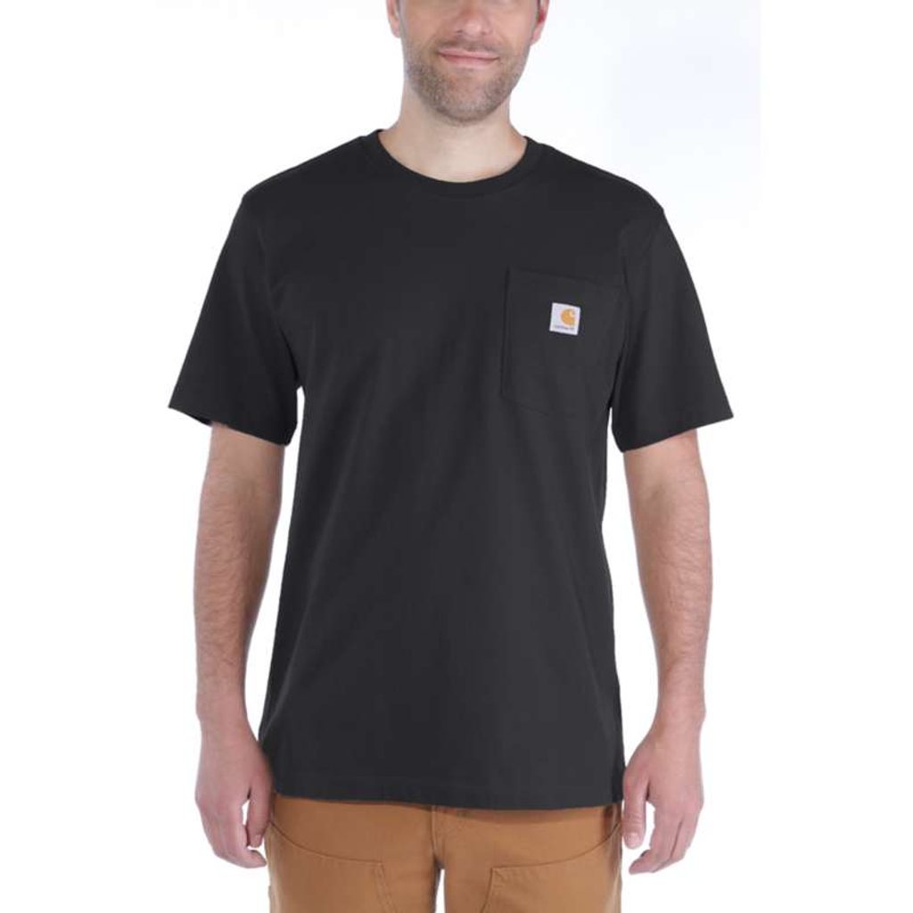 Carhartt triko -103296 001 Workwear Pocket S-Sleve T-shirt - Carhartt -  Trička - Pánské oblečení