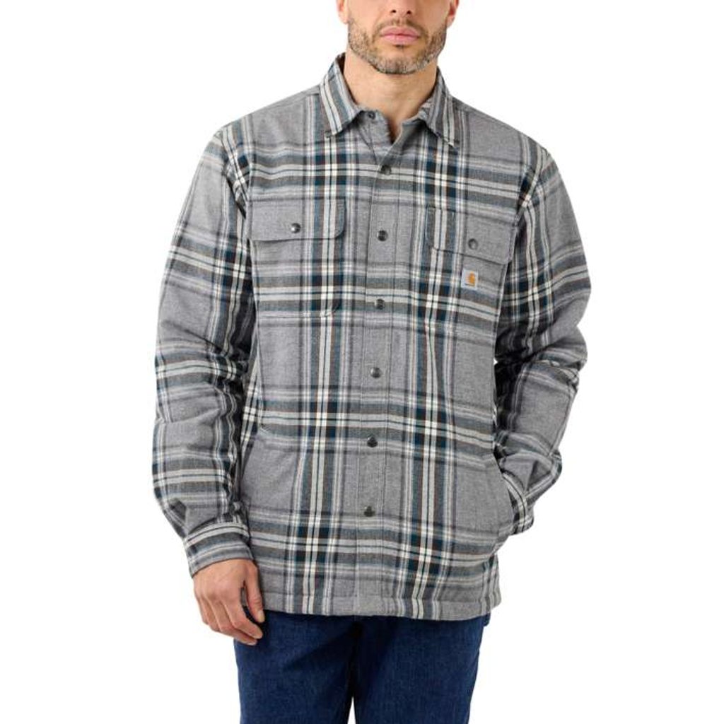 Zateplená Košile carhartt -105430 APH Relaxed Fit Heavyweight Flannel  Sherpa-Linned Shirt Jac - Carhartt - Košile - Pánské oblečení
