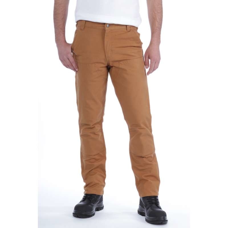 Kalhoty Carhartt - 103340211 STRAIGHT FIT STRETCH DUCK DOUBLE FRONT -  Carhartt - Pracovní kalhoty - Pánské oblečení