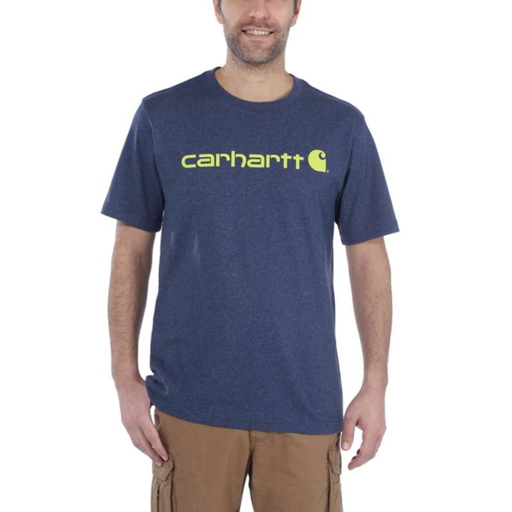 Carhartt triko -103361 413 Core Logo S-Sleve T-shirt - Carhartt - Trička -  Pánské oblečení