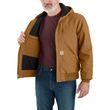 Bunda Carhartt - 106673 BRN Flannel-Lined Active Jac J140 - Loose Fit