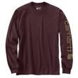 Carhartt triko - EK231PRT Long-Sleeve Graphic Logo T-Shirt