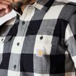 Košile carhartt - 107013 A16 Loose Fit Heavyweight Flannel Long-Sleeve Plaid Shirt
