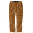 Kalhoty Carhartt - 105074 BRN Relaxed Straight Steel Rugged Flex™ Ripstop Double-Front Cargo Dungaree