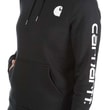 Carhartt mikina damská -102791 001 Clarksburg Sleeve Logo hooded Sweatshirt