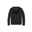 Carhartt mikina damská -102791 001 Clarksburg Sleeve Logo hooded Sweatshirt