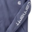Carhartt mikina damská -102791 V83 Clarksburg Sleeve Logo hooded Sweatshirt
