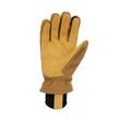 Carhartt rukavice dámské - GL0781W BRN Insulated Duck Synthetic Leather Touch-Sensitive Knit Cuff Glove