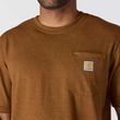 Carhartt triko - 103296 BRN Workwear Pocket S-Sleve T-shirt