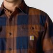 Košile carhartt - 107013 RDK Loose Fit Heavyweight Flannel Long-Sleeve Plaid Shirt