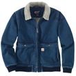 Dámská bunda Carhartt - 105446 H87 Rugged Flex™  Relaxed Fit Denim Sherpa-Lined Jacket