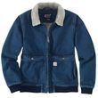 Dámská bunda Carhartt - 105446 H87 Rugged Flex™ Relaxed Fit Denim Sherpa-Lined Jacket