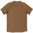 Carhartt triko -106652 BRN Carhartt Force™ Relaxed Fit Midweight Short-Sleeve Pocket T-Shirt