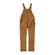 Dámské laclače Carhartt - 106001 BRN Loose Fit Canvas Bib Overall