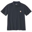 Carhartt triko - 106685 NVY Loose Fit Midweight Short-Sleeve Pocket Polo