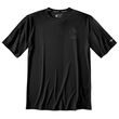 Carhartt triko - 107182 BLK Carhartt Force Sun Defender™ Lightweight Short-Sleeve Logo Graphic T-Shirt