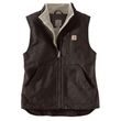 Dámská vesta Carhartt - 104224 DKB Washed Duck Sherpa Lined Mock Neck Vest