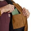 Bunda Carhartt - 106673 BRN Flannel-Lined Active Jac J140 - Loose Fit