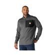 Mikina Carhartt - 106423 STL Carhartt Force™ Ironwood Relaxed 1/2 Zip Mock Neck