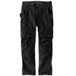 Kalhoty Carhartt - 105072 BLK Relaxed Straight Steel Rugged Flex™ Ripstop Double-Front Cargo Pant