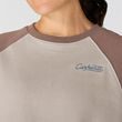 Carhartt mikina damská 107415 EE3 Sawyer Crewneck Sweatshirt