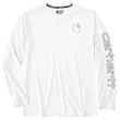 Carhartt triko - 107202 WHT FORCE SUN DEFENDER™ LIGHTWEIGHT LONG-SLEEVE LOGO GRAPHIC T-SHIRT