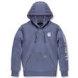 Carhartt mikina damská -102791 V83 Clarksburg Sleeve Logo hooded Sweatshirt