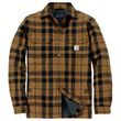 Zateplená Košile carhartt -107017 211 Relaxed Fit Flannel Sherpa-Lined Shirt Jac