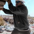 Mikina Carhartt - 100617 026 Rain Defender™ Loose Fit Heavyweight Quarter-Zip Sweatshirt