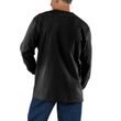 Carhartt triko - K126 BLK  Loose Fit Heaweight Long-Sleeve Pocket T-Shirt