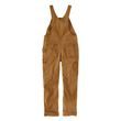 Dámské laclače Carhartt - 106001 BRN Loose Fit Canvas Bib Overall