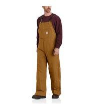 Zateplené Lacláče Carhartt - 104393211 LOOSE FIT FIRM DUCK INSULATED BIB OVERALL