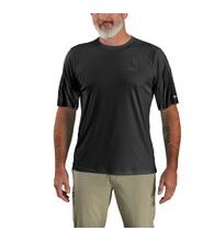 Carhartt triko - 107182 BLK Carhartt Force Sun Defender™ Lightweight Short-Sleeve Logo Graphic T-Shirt