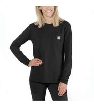 dámské Carhartt triko -103244001 Workwear Pocket L-Sleve T-shirt